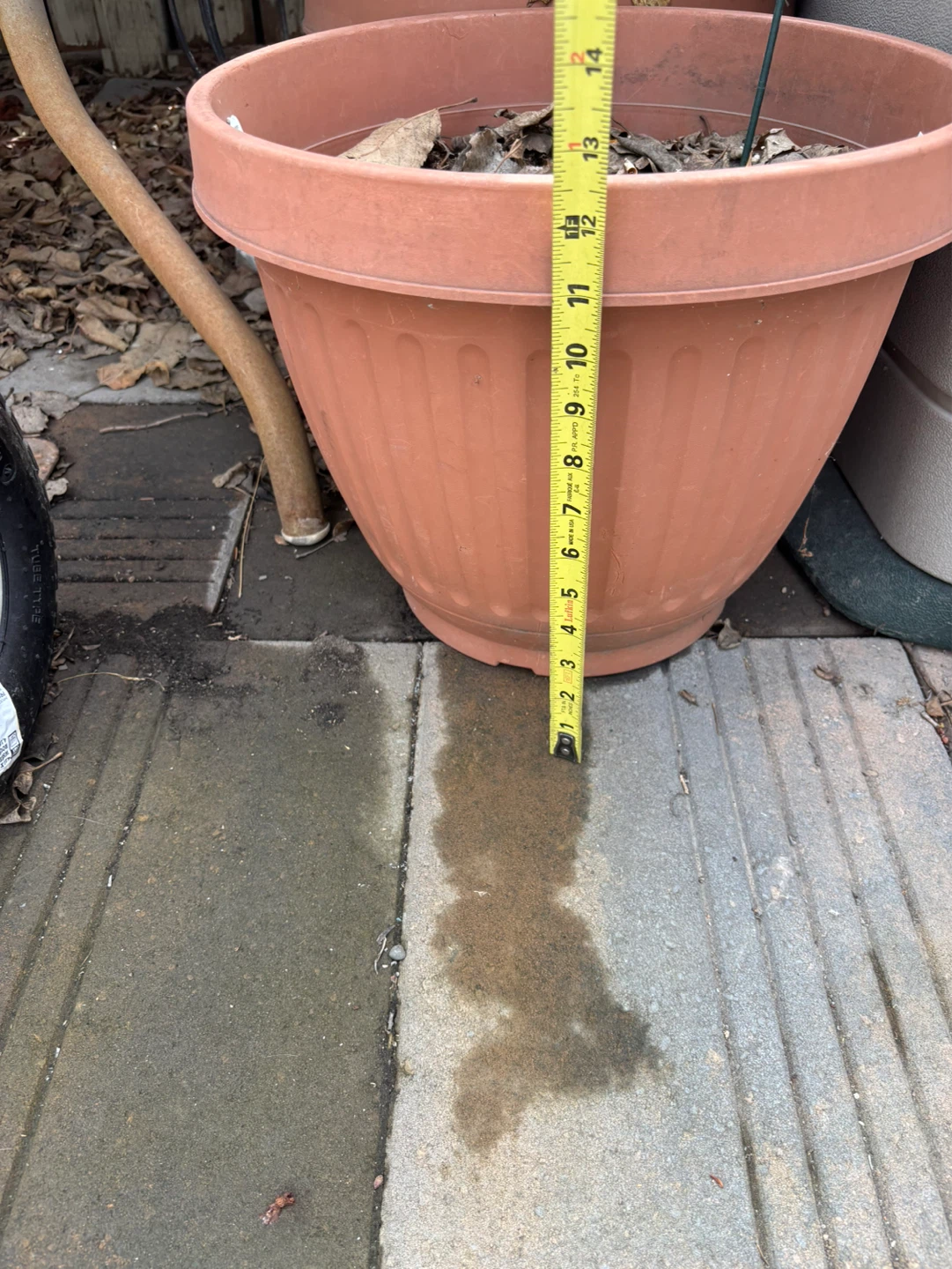 2 Terracotta-coloured Plastic Planter Pot - photo 2