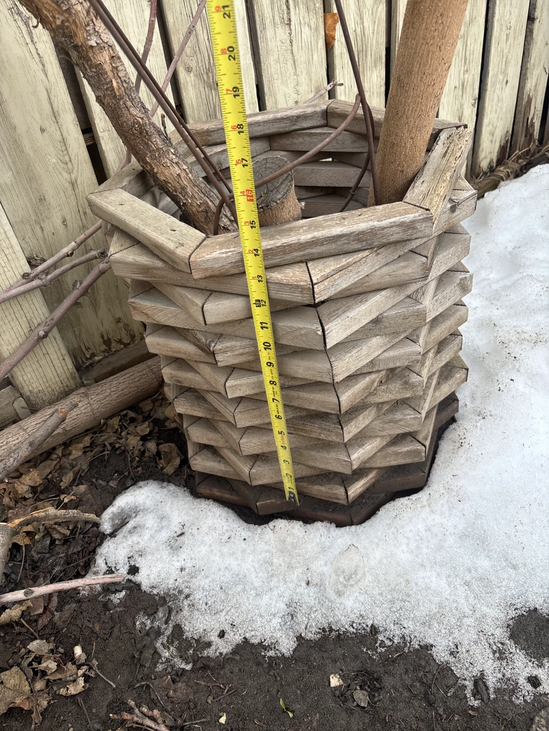 Wooden Planter Pot Holder