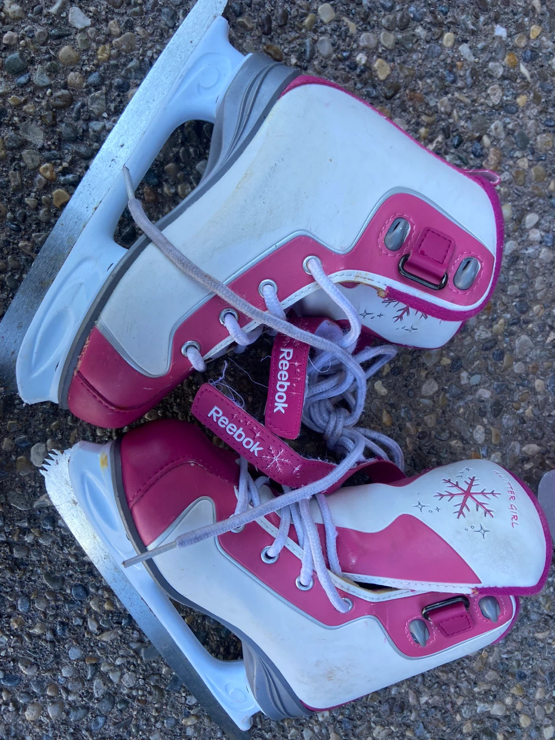 Reebok Figure Skates - Pink and White