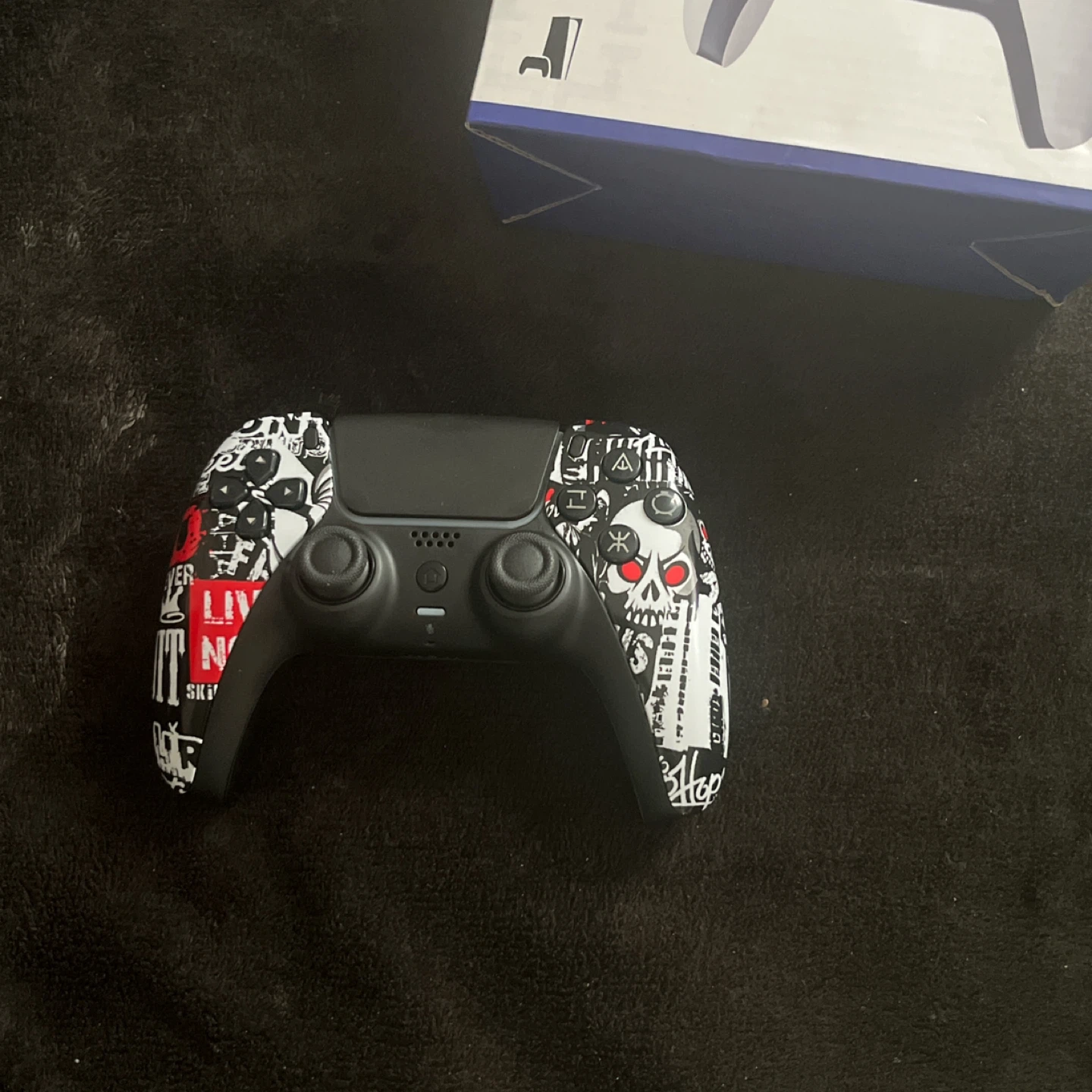 Custom Skull Design Controller for PlayStation 5