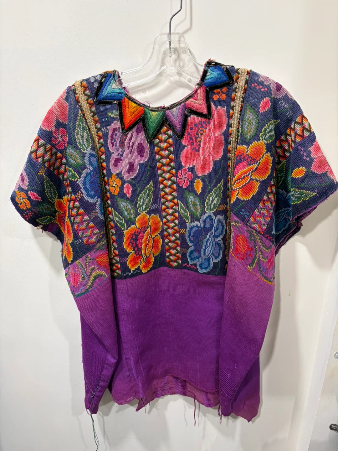 Embroidered Floral Tunic - Purple - photo 2