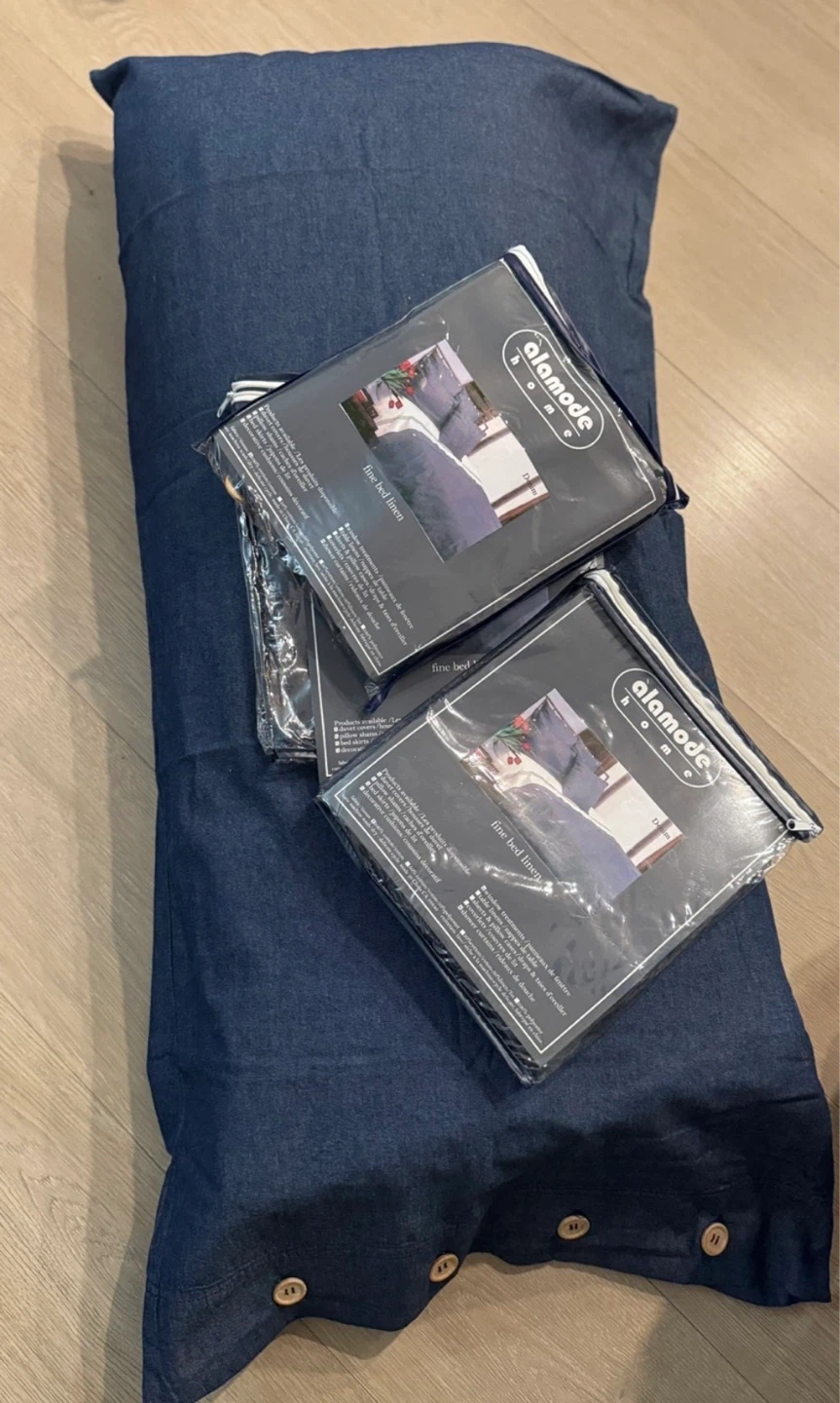 Alamode Home Denim Bed Linen –  | $7 Each | New in Package - photo 2