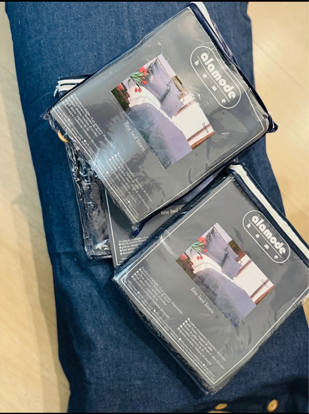Alamode Home Denim Bed Linen –  | $7 Each | New in Package
