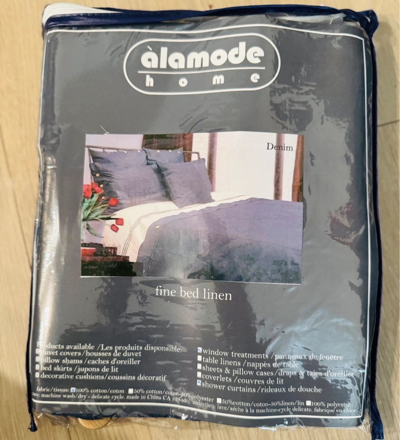 Alamode Home Denim Bed Linen –  | $7 Each | New in Package - photo 5