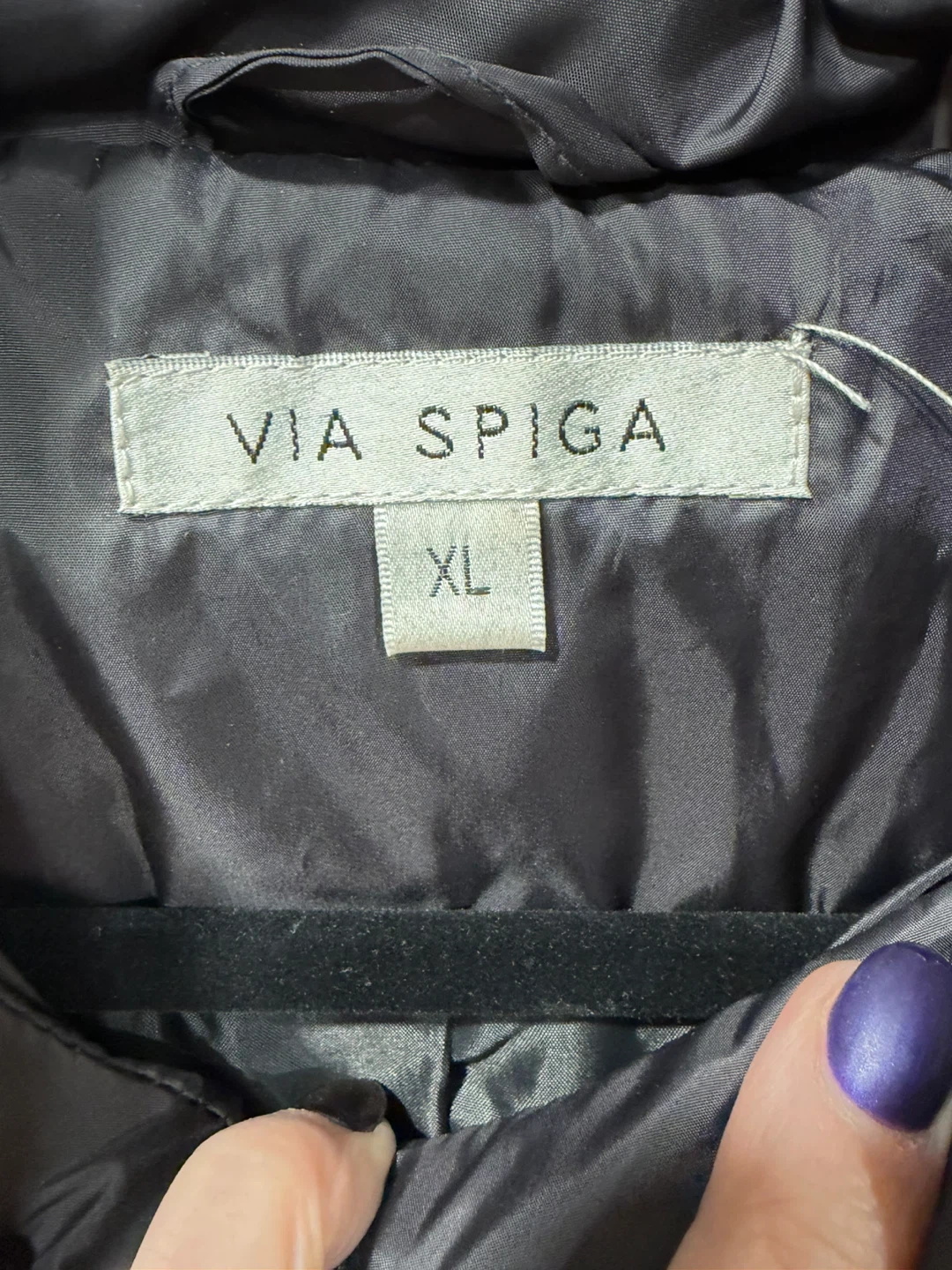 VIA SPIGA Grey Puffer Coat XL - photo 3