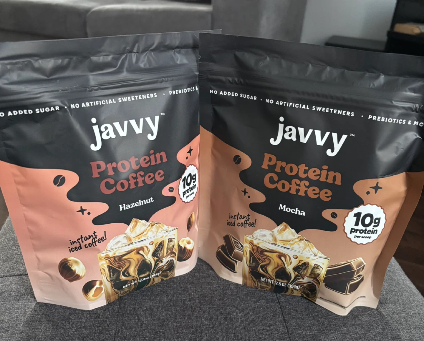 Javvy Protein Coffee - Hazelnut & Mocha Flavours (2 Pouches)