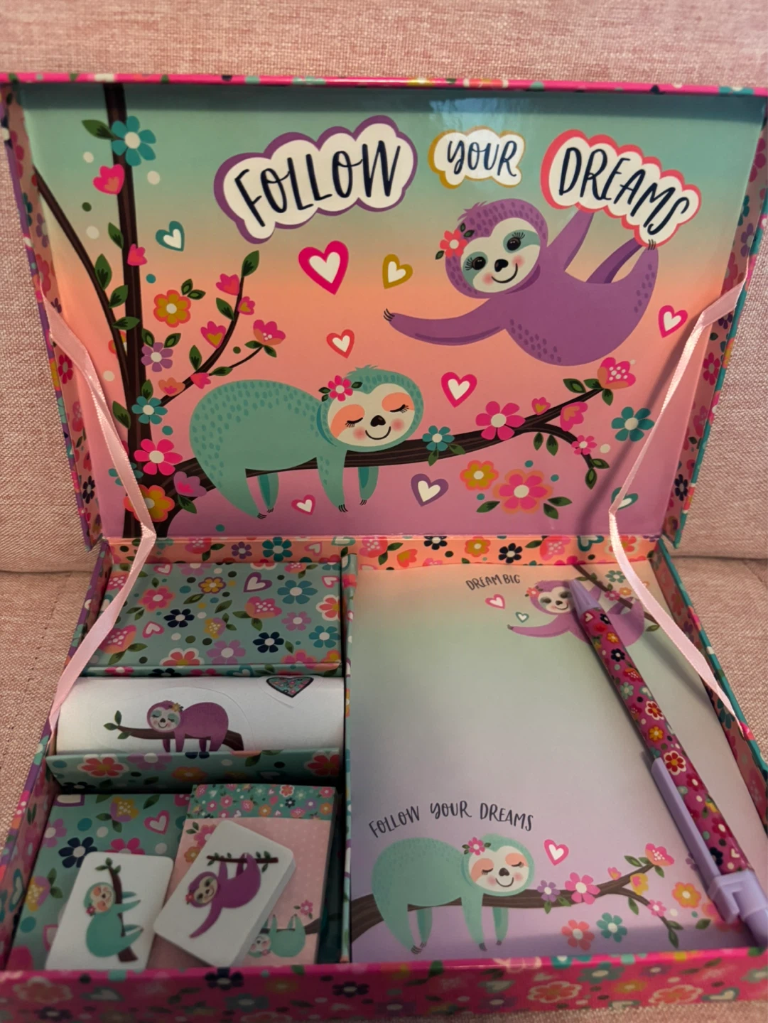 Sloth Stationery Set with Pen - photo 2