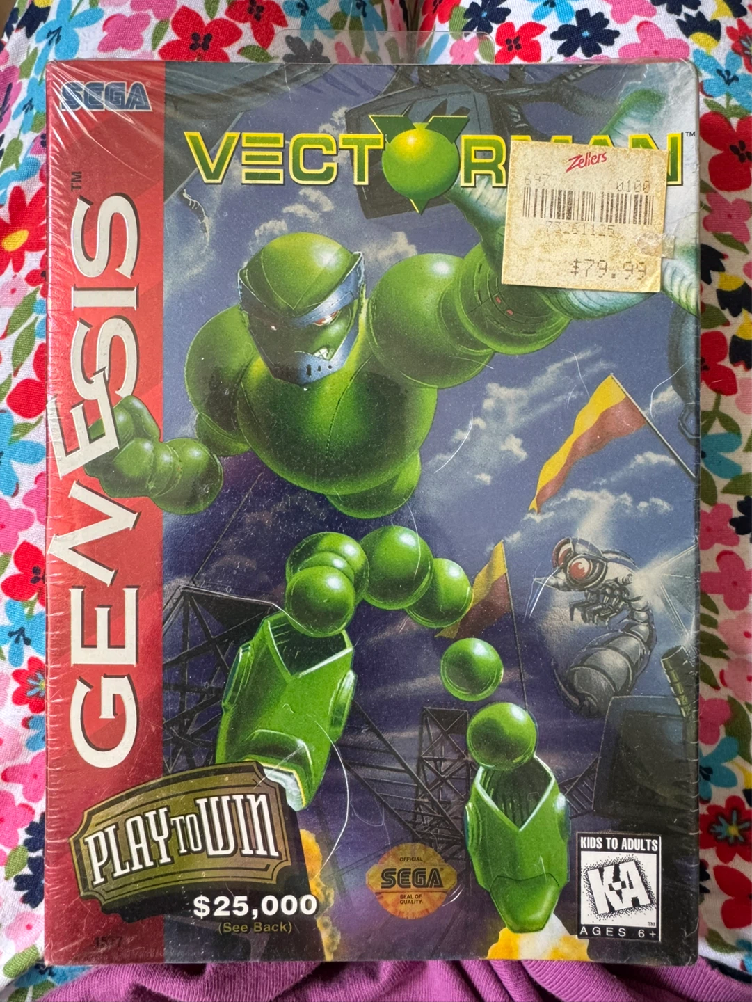 Sega Genesis Vectorman Video Game