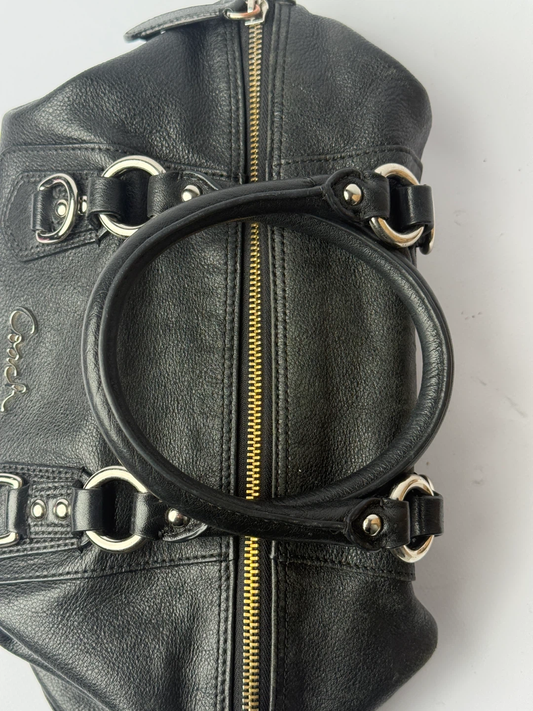 Coach Black Leather Handbag - photo 4