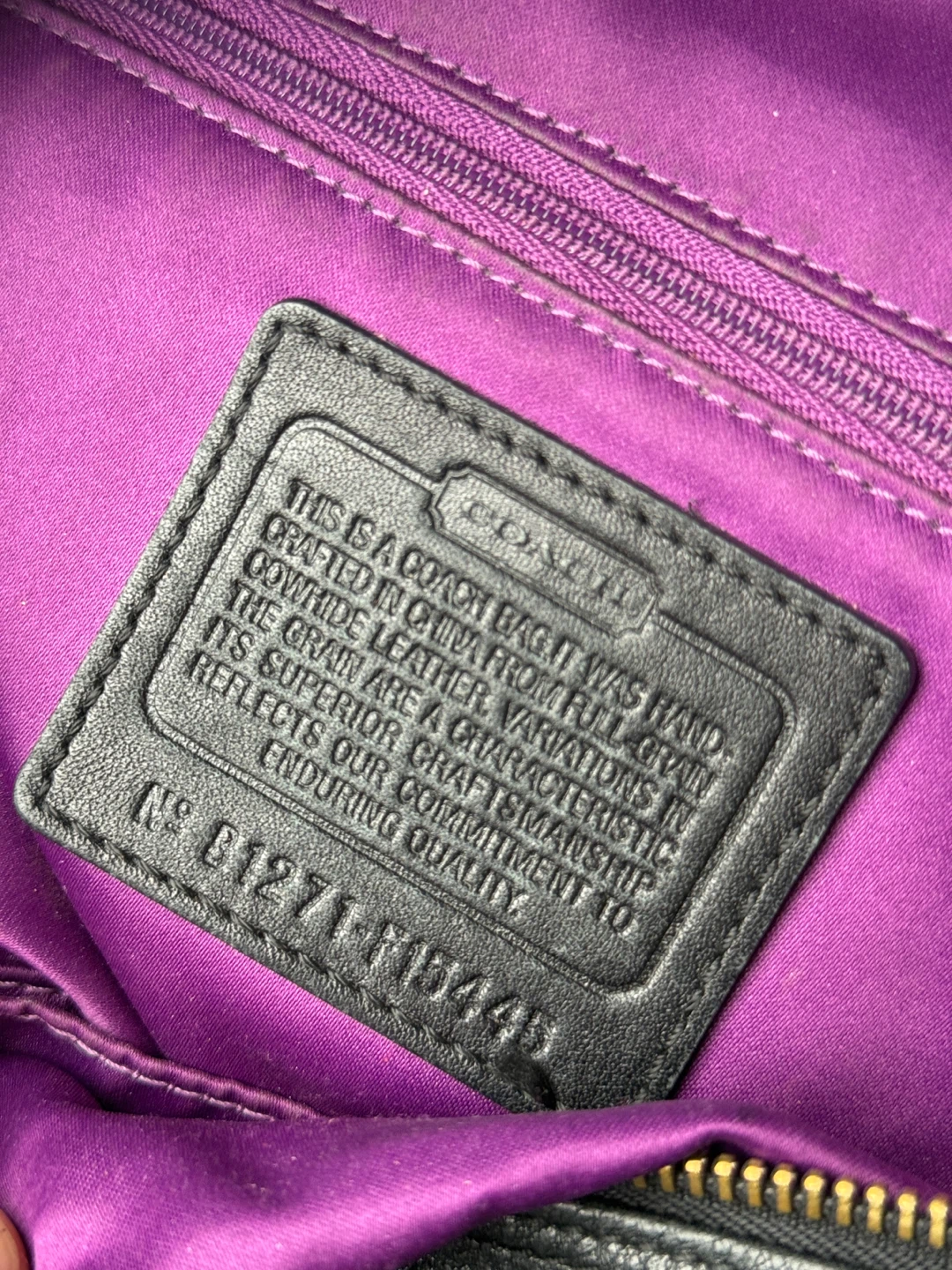 Coach Black Leather Handbag - photo 5