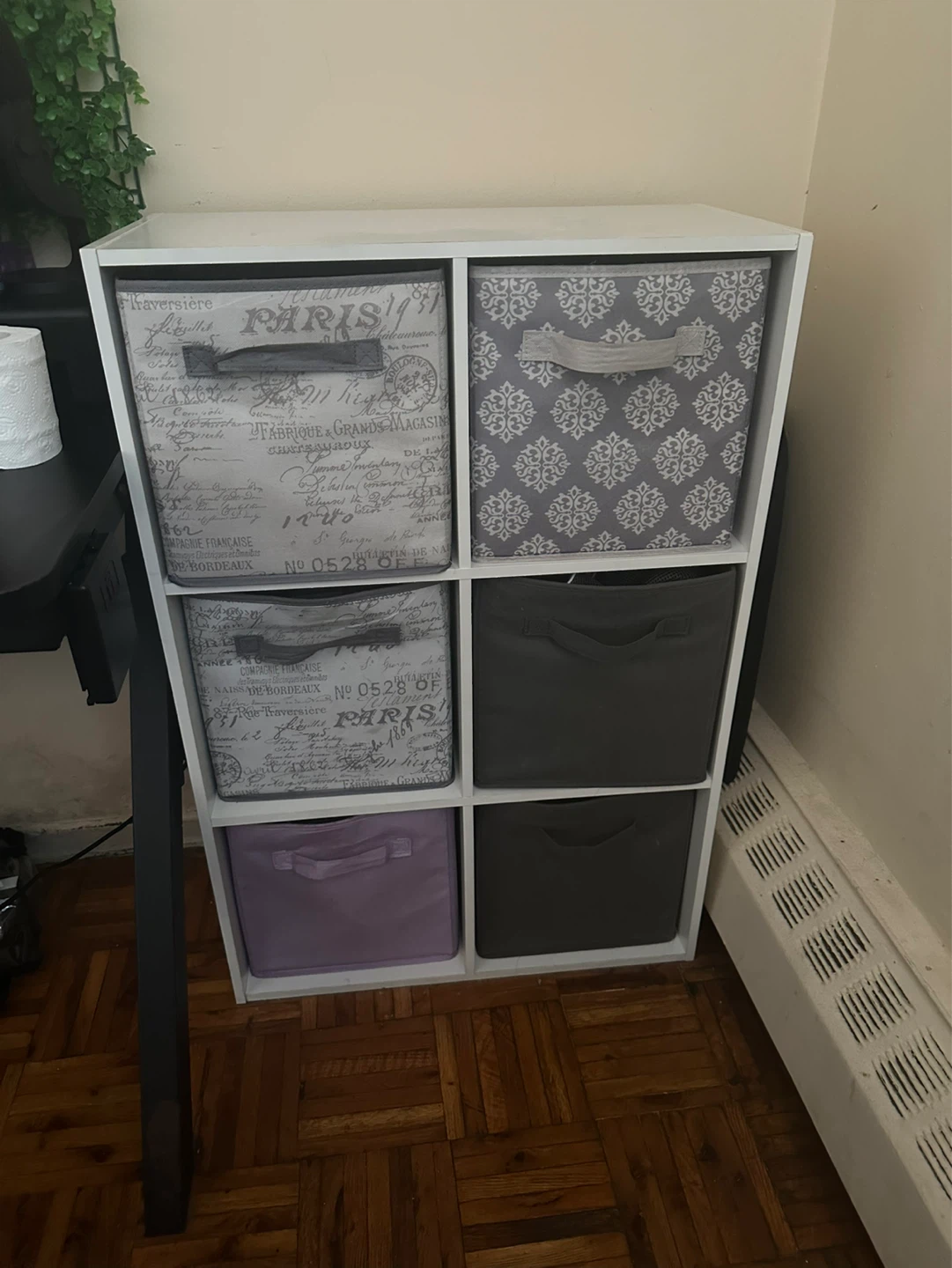 Storage Cube Organizer Unit with Fabric Bins - photo 2