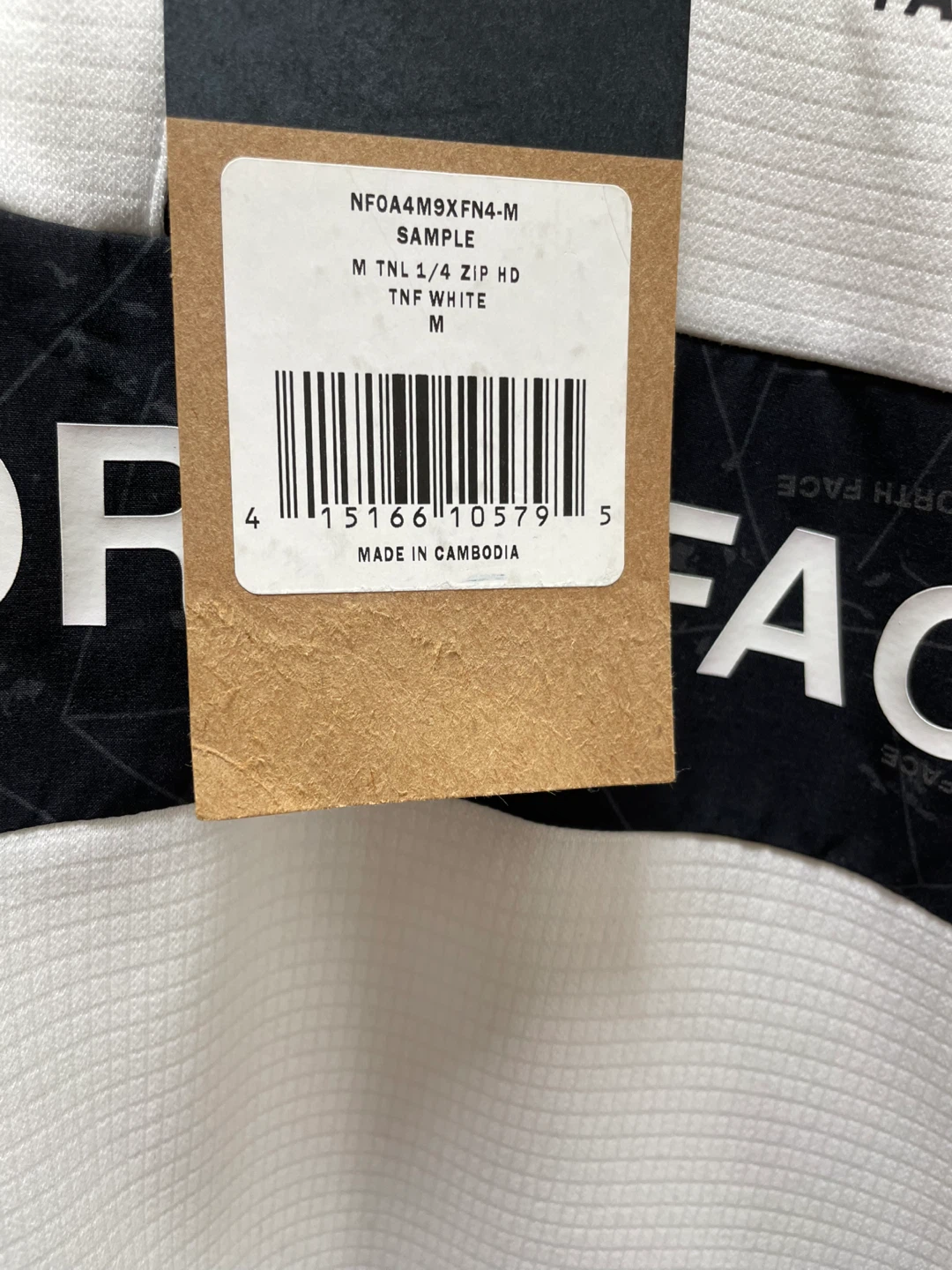 The North Face White 1/4 Zip Hoodie - Men's Size M - photo 2