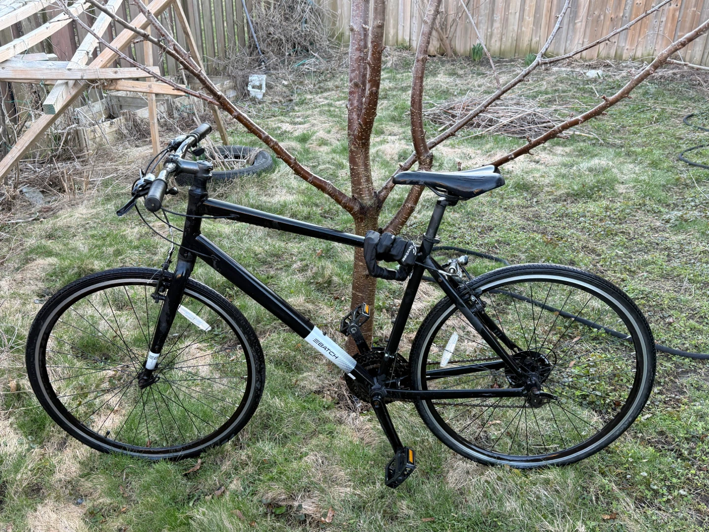Black Batch Hybrid Bike