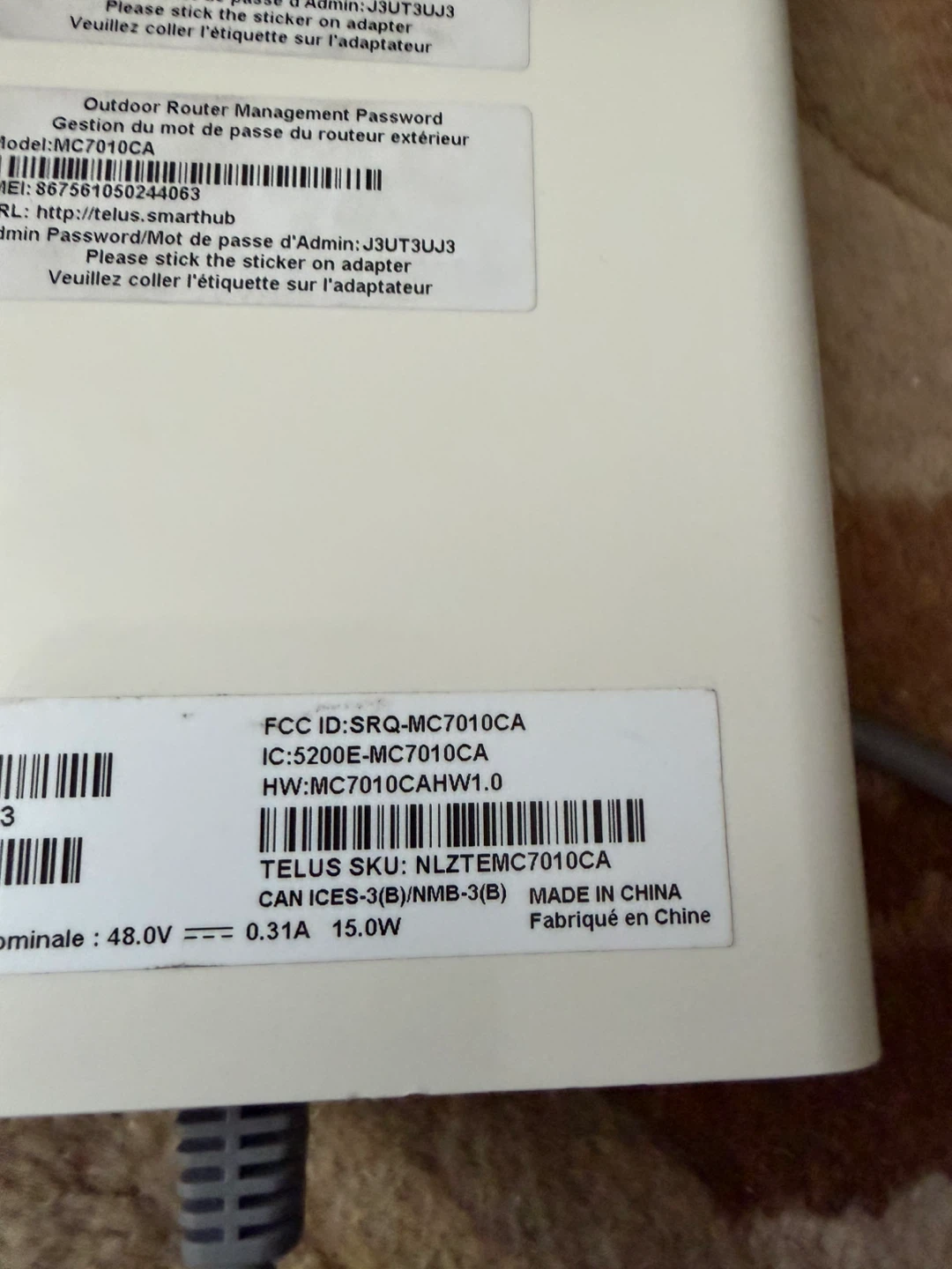 ZTE MC7010CA 5G Outdoor Modem PoE Gigabit Tested - photo 5