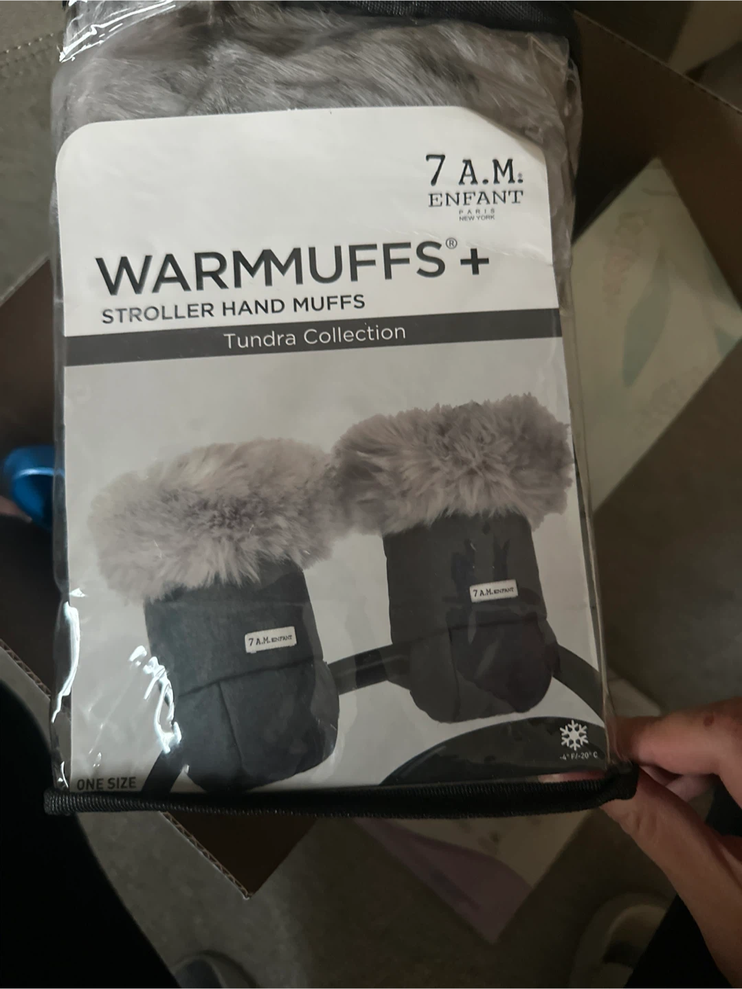 7 A.M. ENFANT + Stroller Hand Muffs BRAND NEW NEVER OPENED