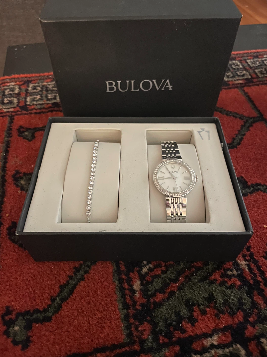 Bulova Watch and Bracelet Set