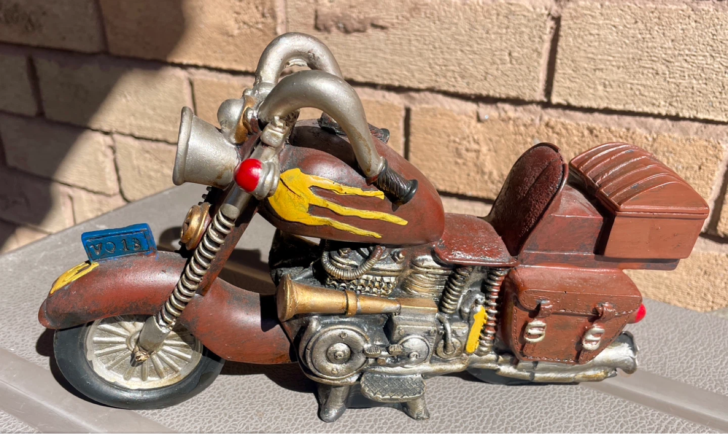 Motorcycle Wall Art and Miniature Figurine - photo 2