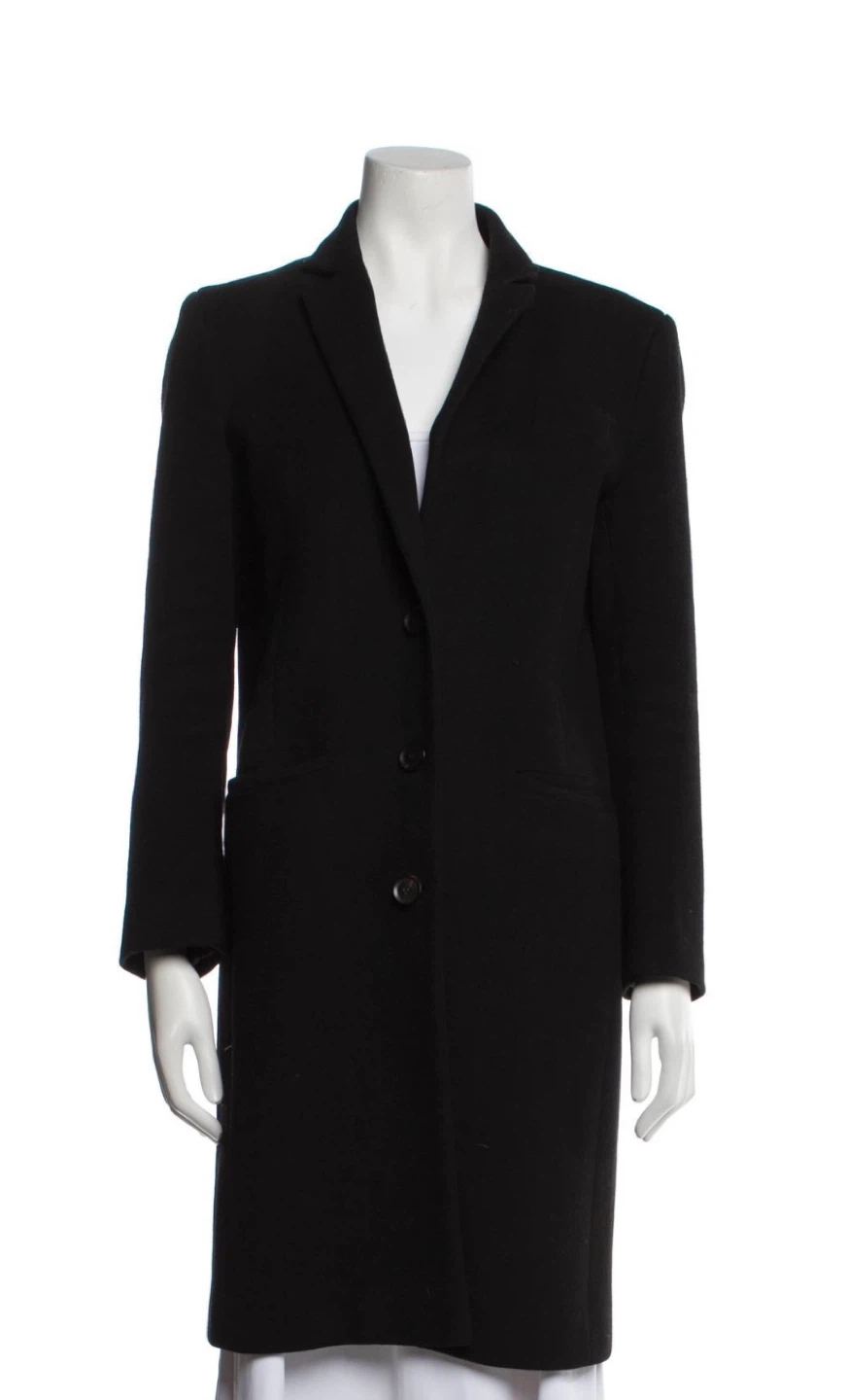 Gucci Black Wool Coat - Size M - photo 3