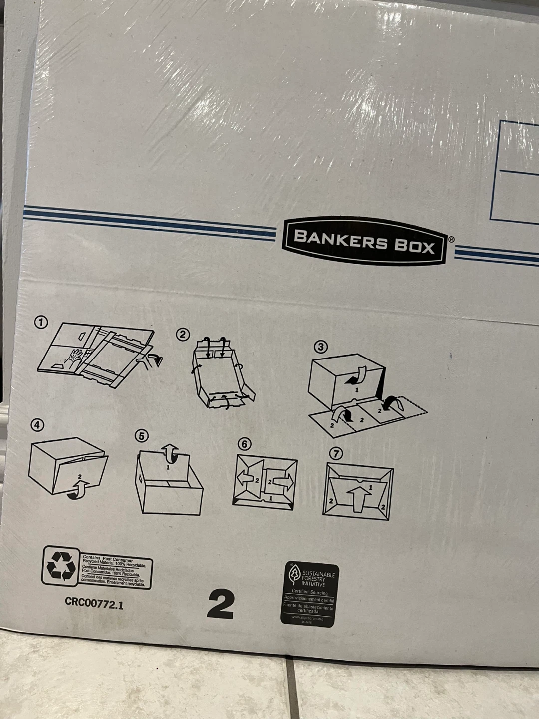 🆕Bankers Box 3-Pack Basic-Duty Letter/Legal Storage Boxes - photo 3