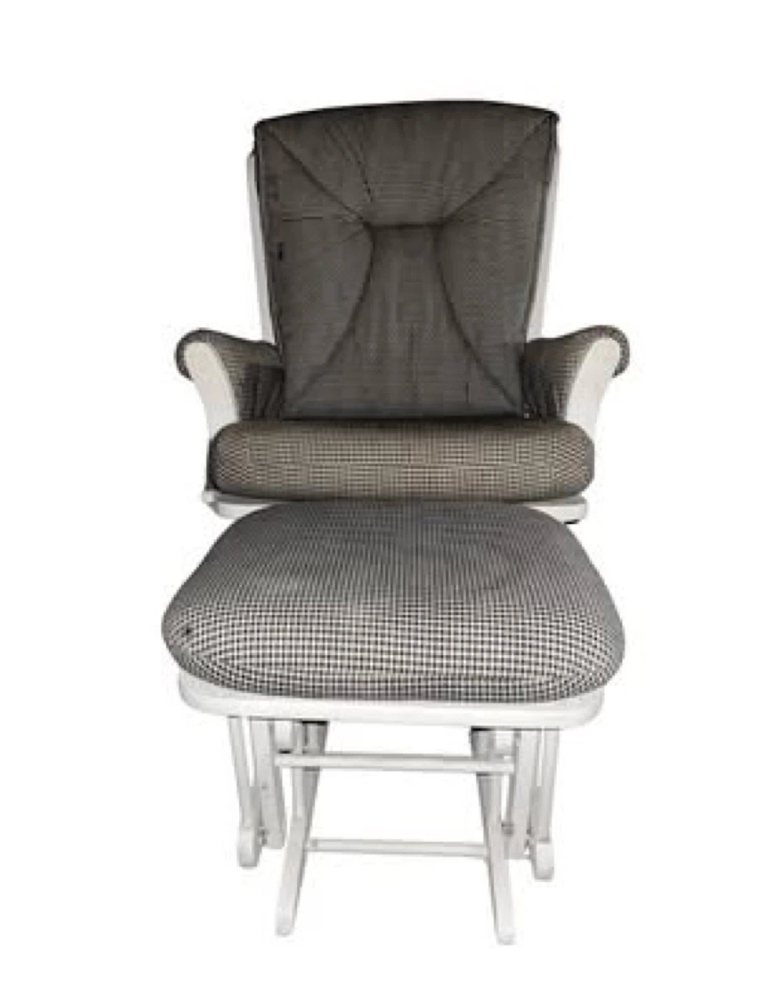 Glider Chair and Ottoman Set