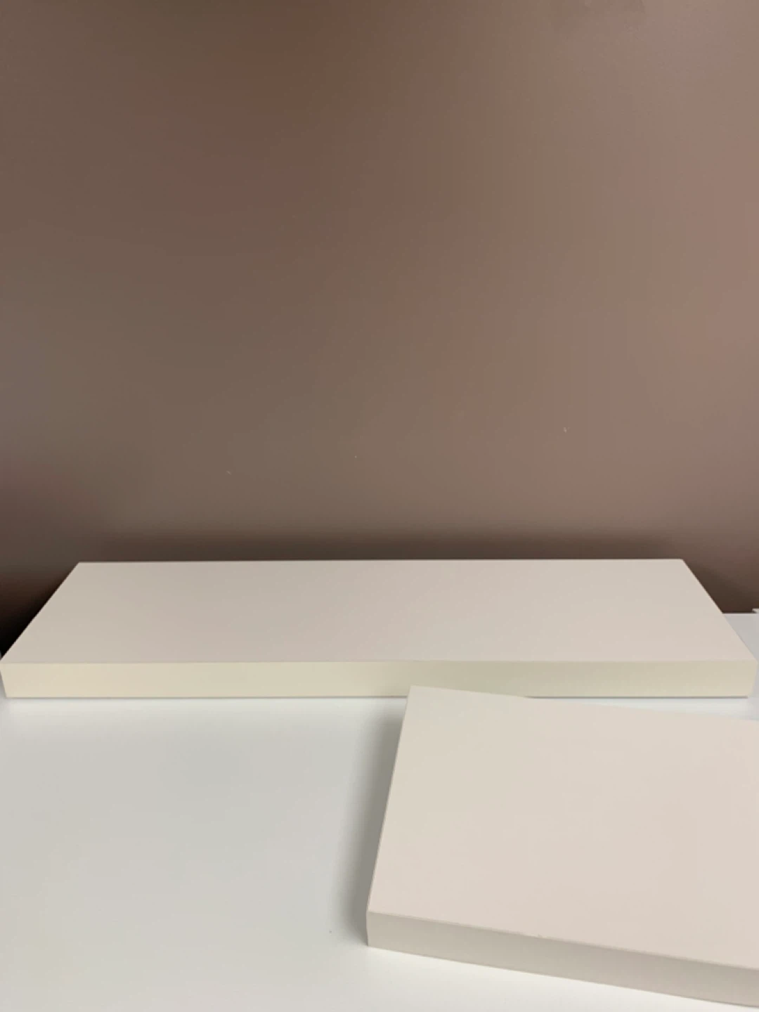 White Floating Shelves (Set of 2) - photo 3