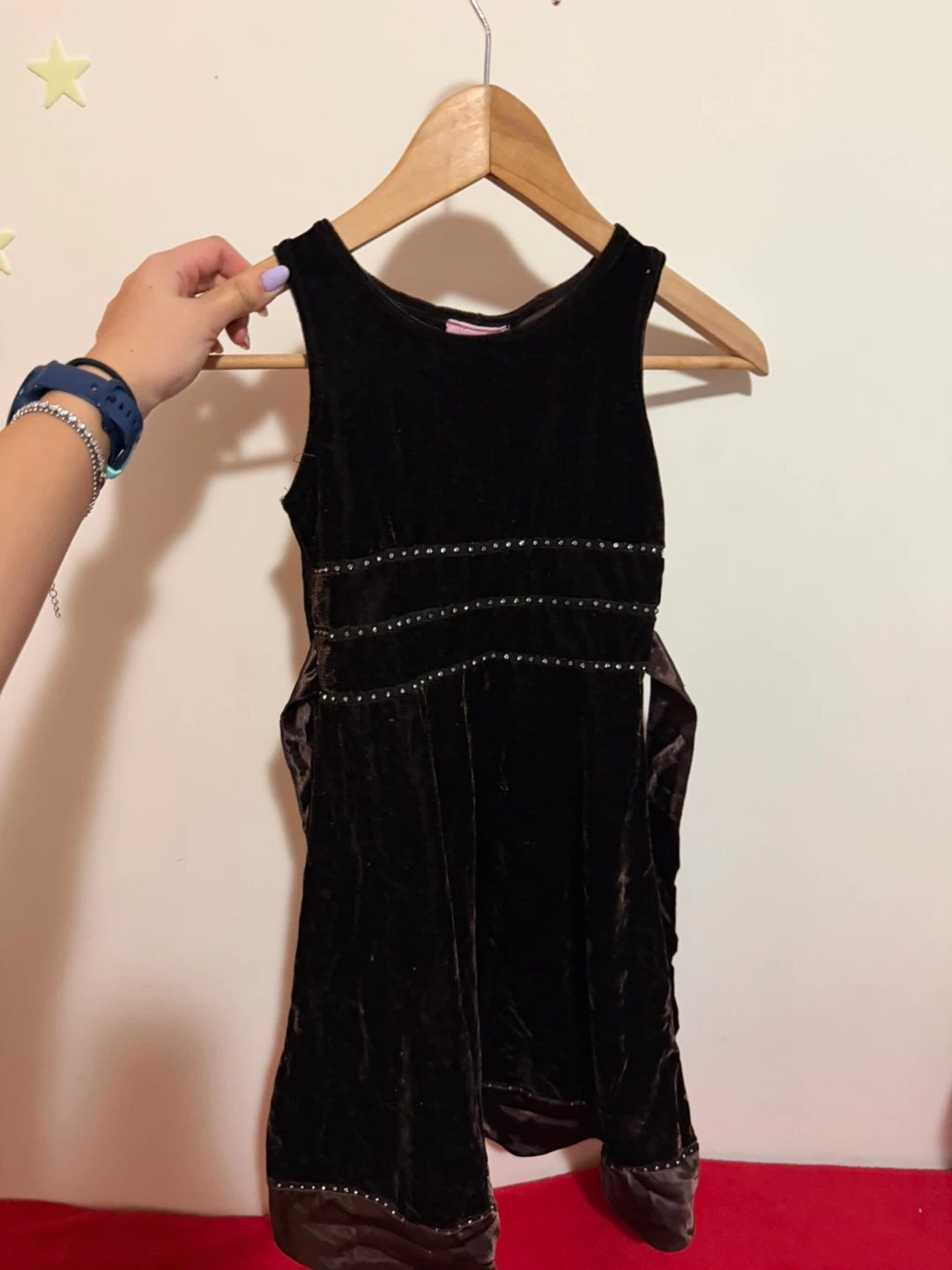 Jessie Girl Velvet Dress