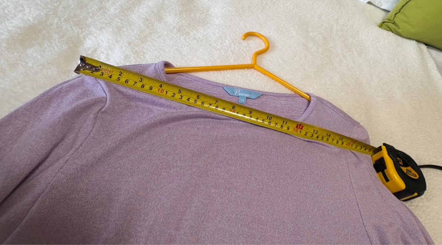 Penmans Lavender Twist-Front Tunic Top - Size 14 - photo 5