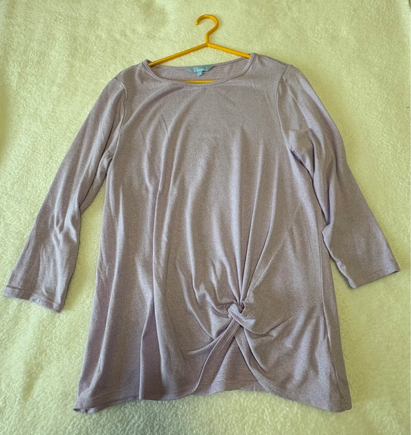 Penmans Lavender Twist-Front Tunic Top - Size 14 - photo 4