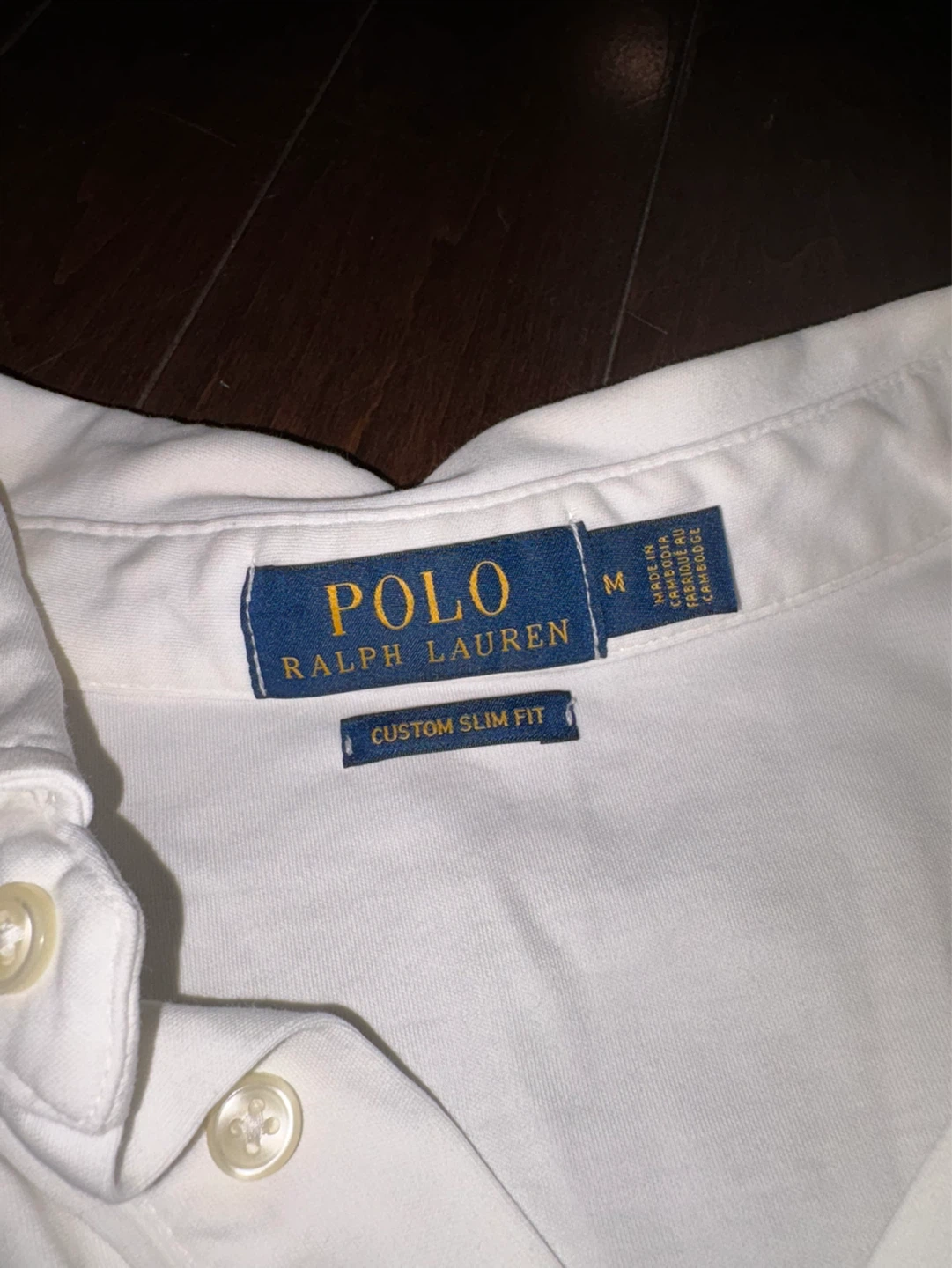 Polo Ralph Lauren Men’s White Custom Slim Fit Polo Shirt - photo 2