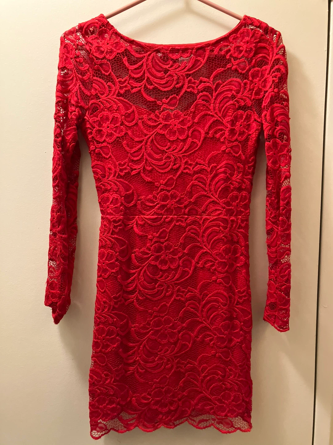 Red Lace Dress - Size 6 - photo 2