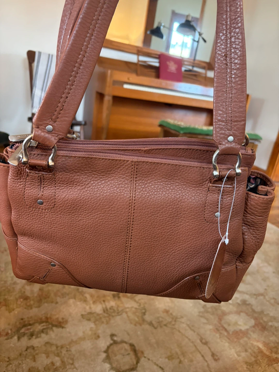 Stone Mountain Avalon Tan Leather Shoulder Bag - photo 2