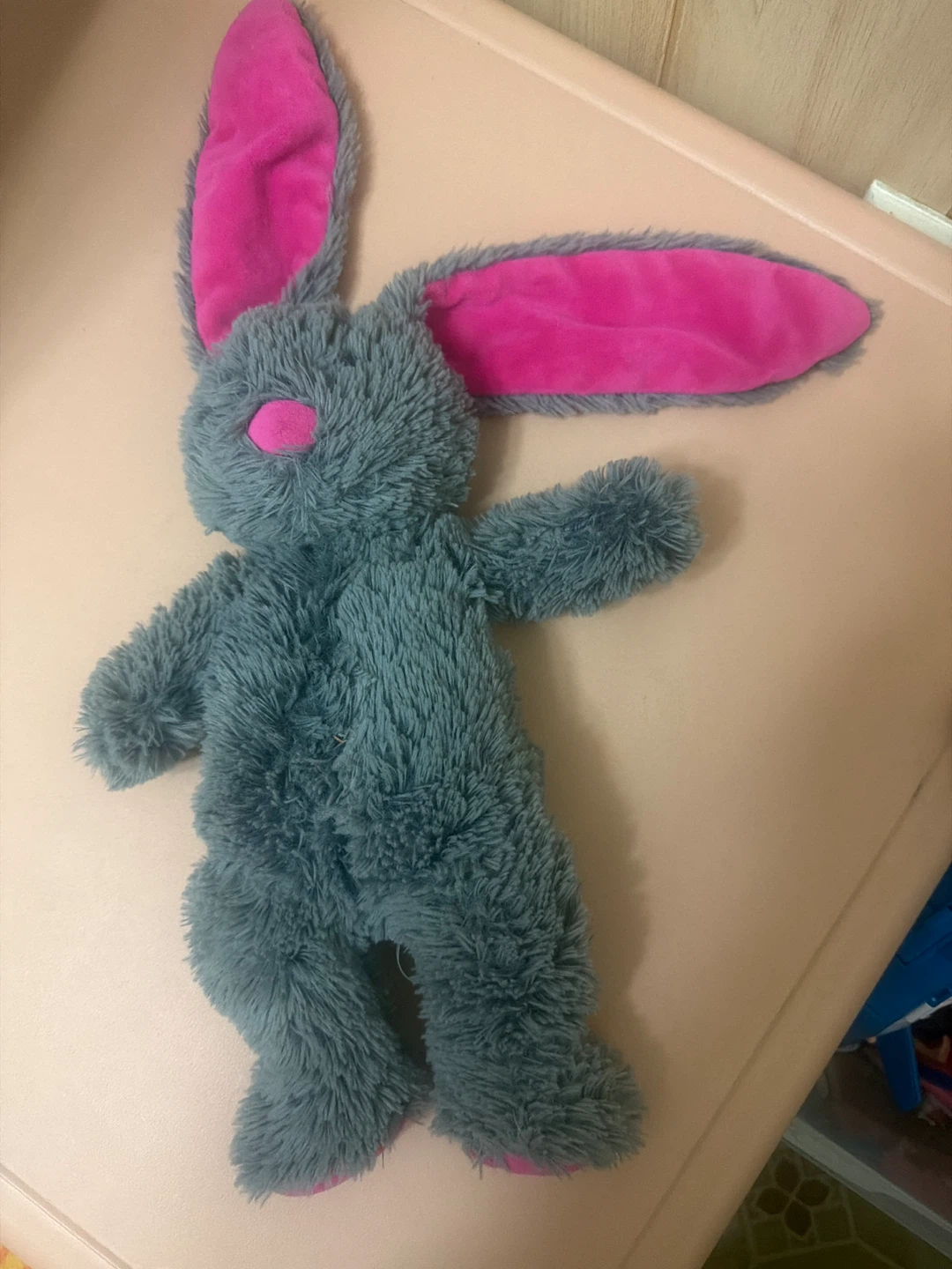 Plush Gray Bunny Stuffed Animal
