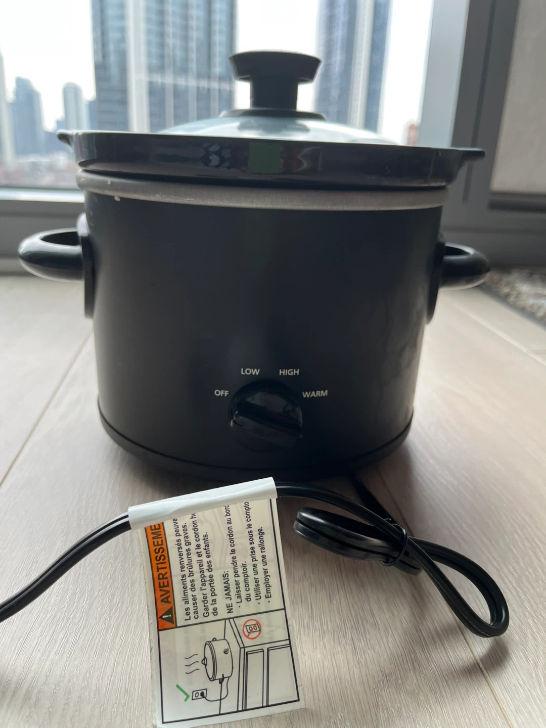 Black Slow Cooker