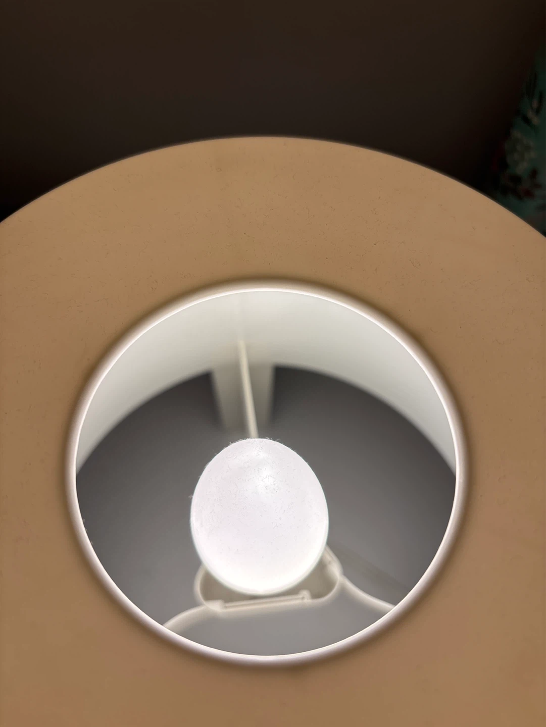 IKEA White Cylinder Table Lamp - photo 3