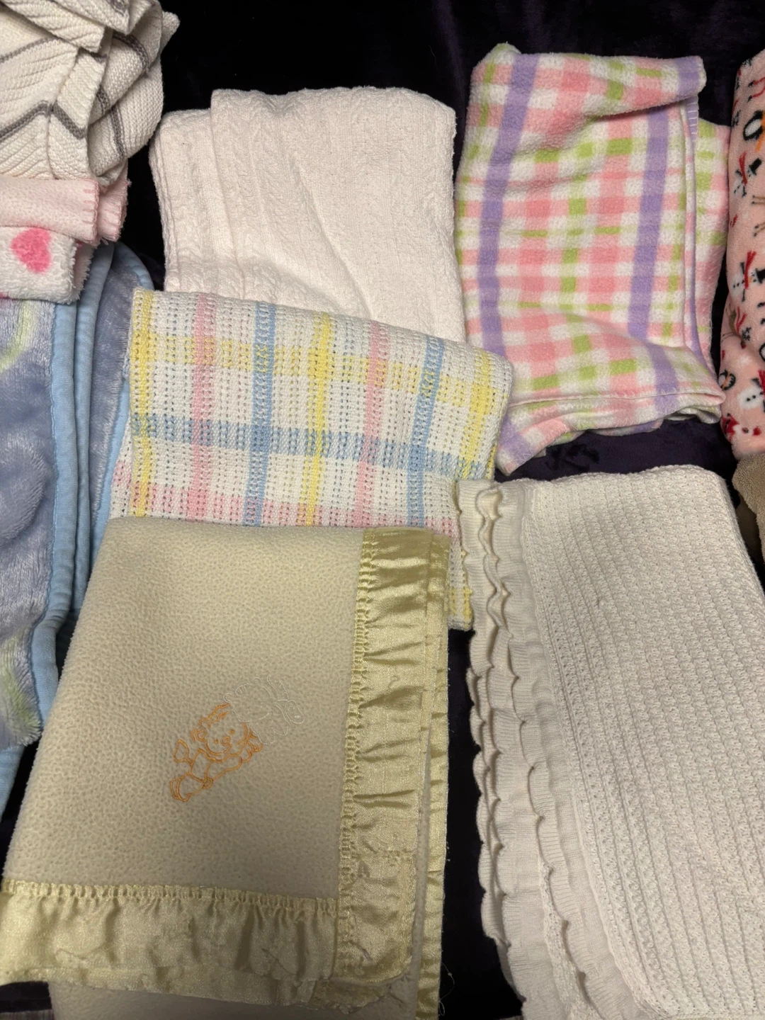 Bundle of  11 Baby Blankets - photo 3