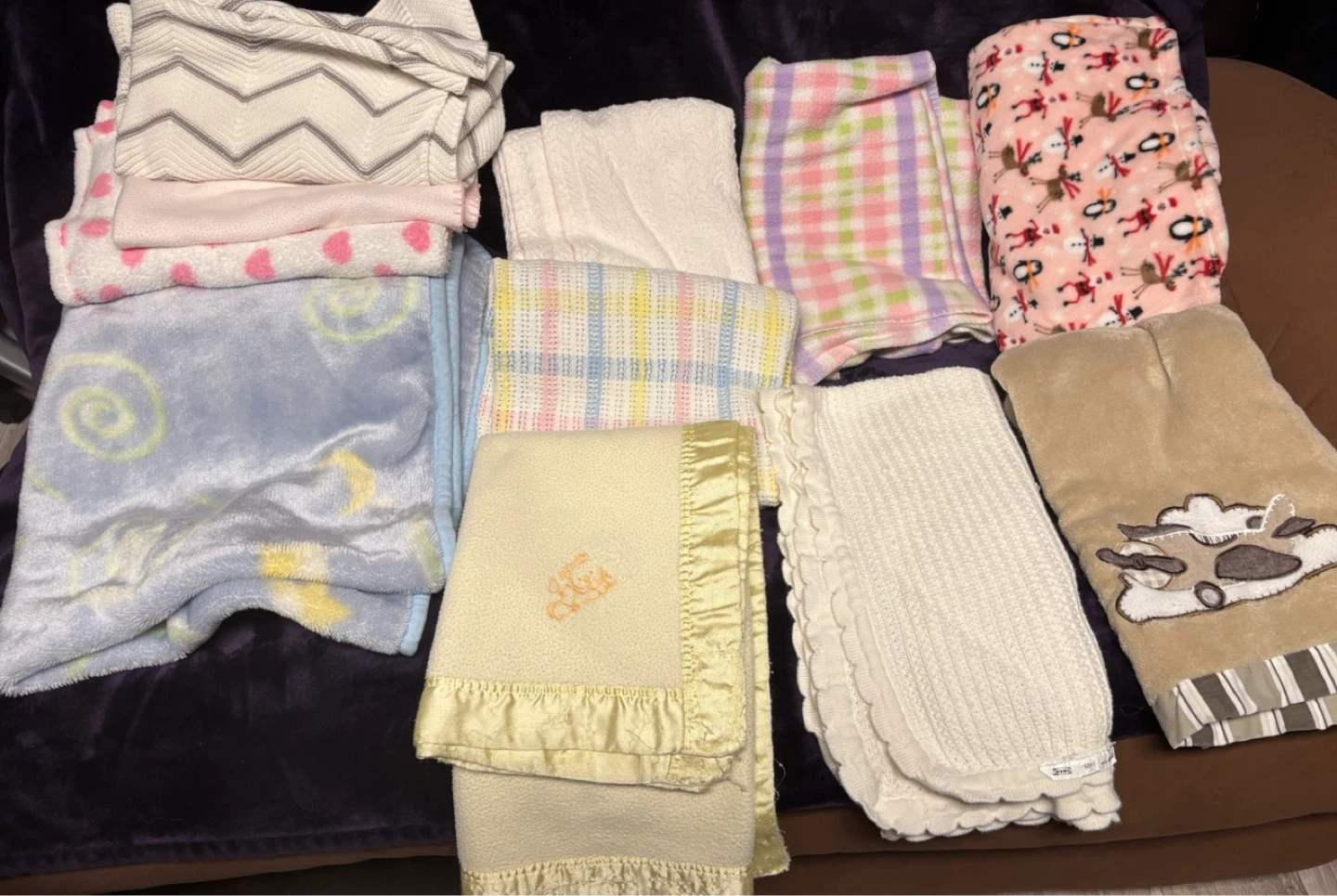 Bundle of  11 Baby Blankets - photo 4