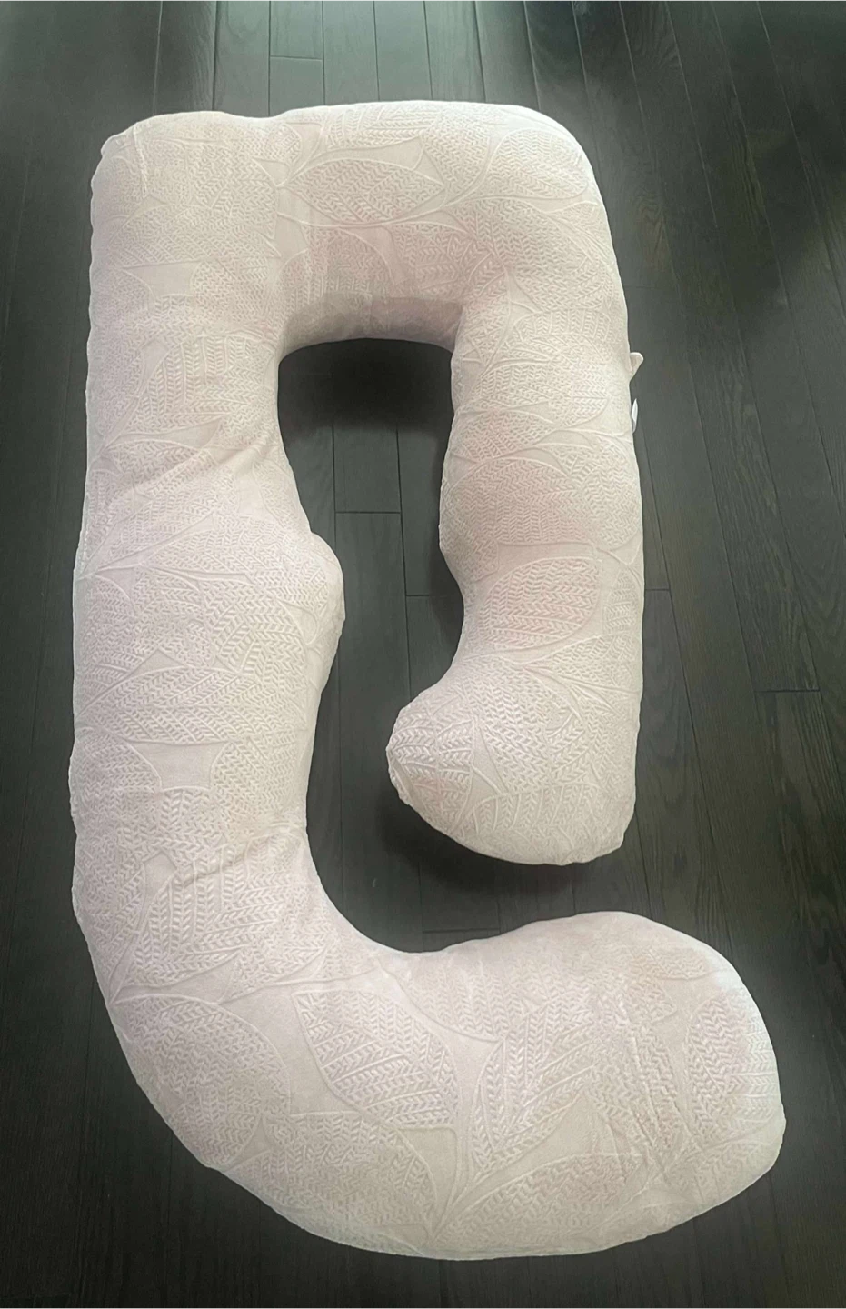 60 Inch U Shaped Full Body Pregnancy Pillow Dusty Pink - photo 4