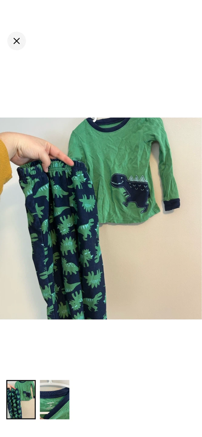Carter's Dinosaur Pajamas Size 3T