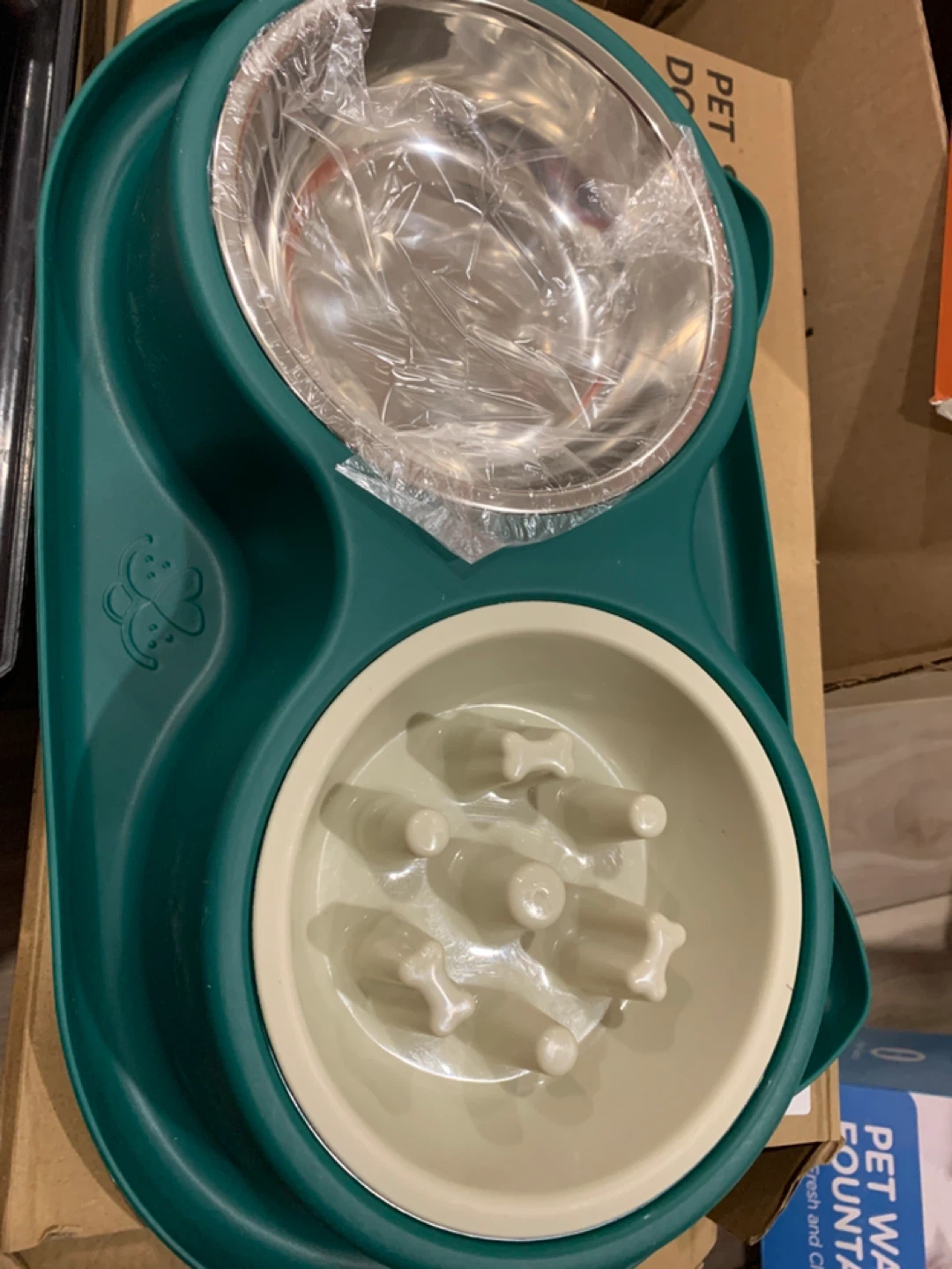 Pet Stainless Steel Double Bowl