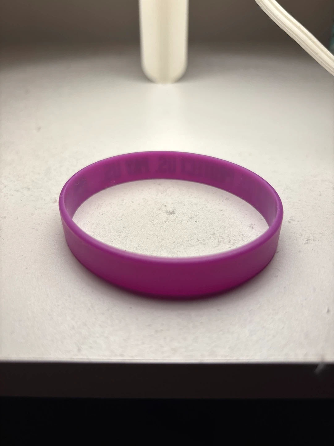 Purple Silicone Wristband