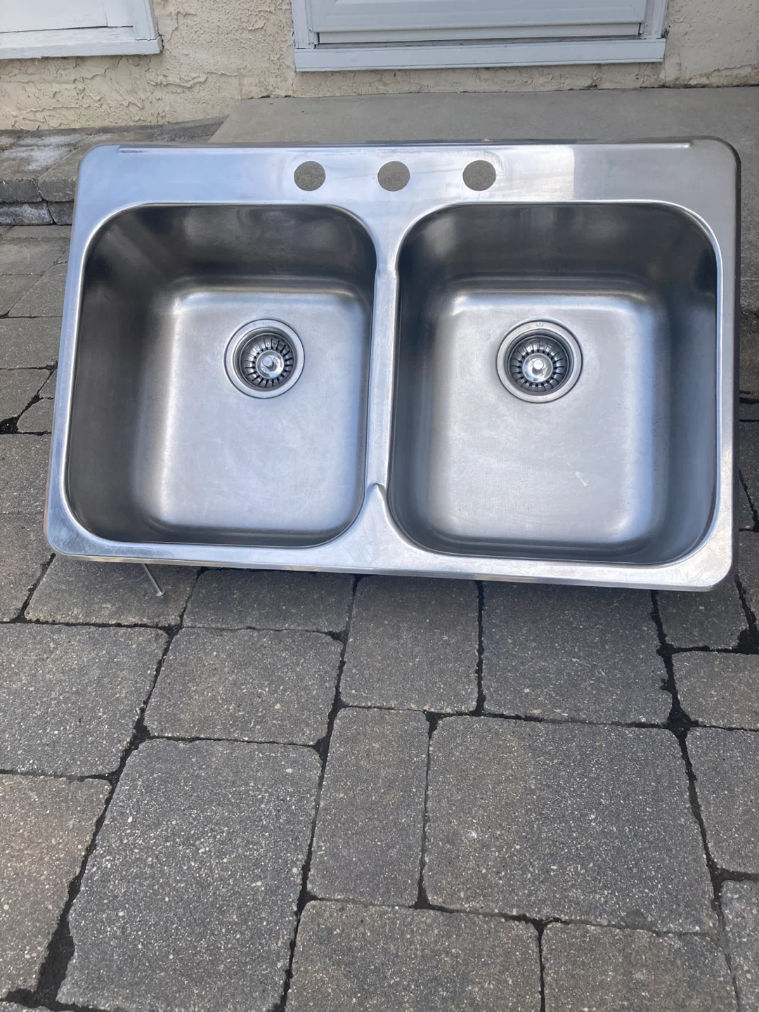 Double Stainless Steel Sink