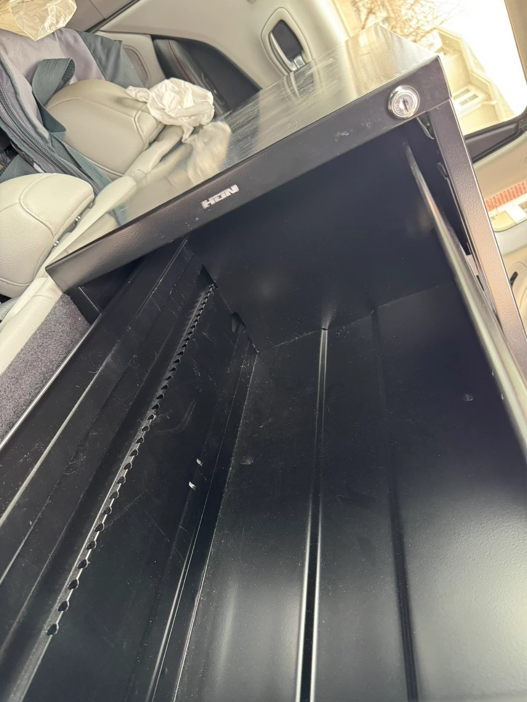 HON Black 4-Drawer Metal Filing Cabinet - photo 5