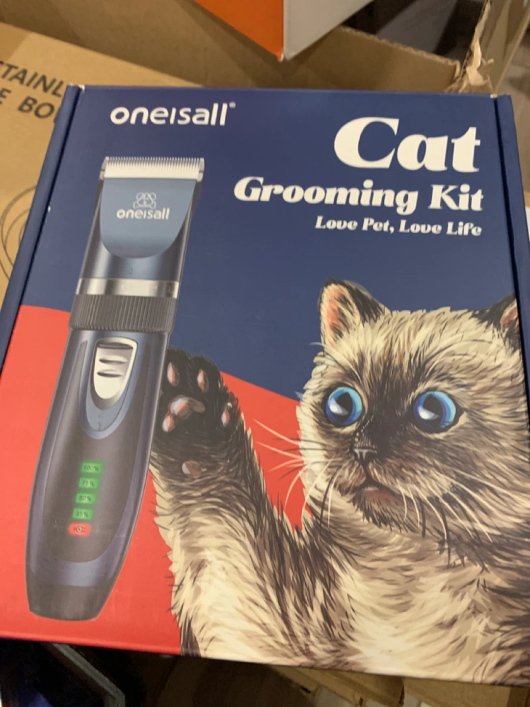 Oneisall Cat Grooming Kit Clippers