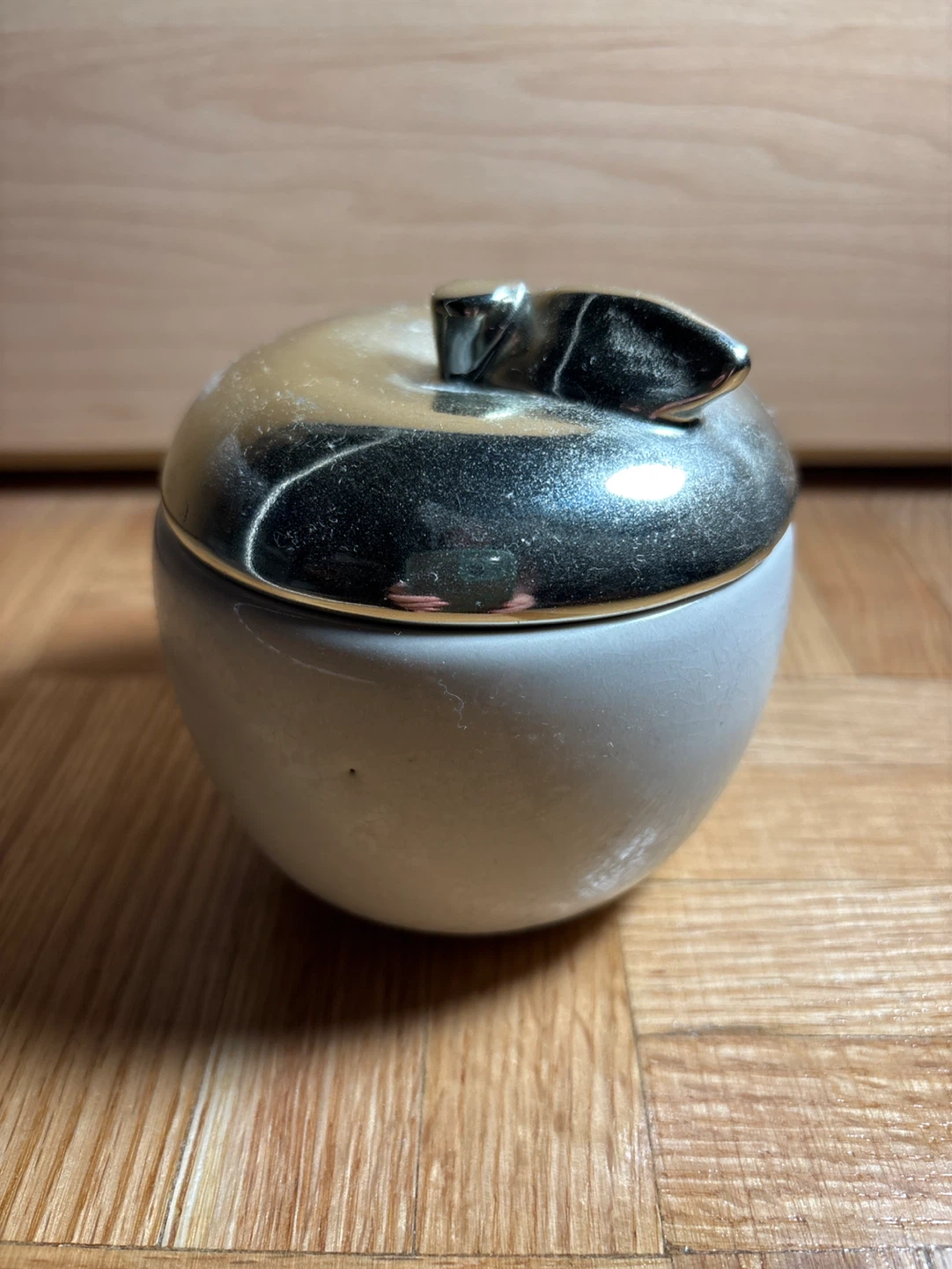 Ceramic Apple Shaped Lidded Dish