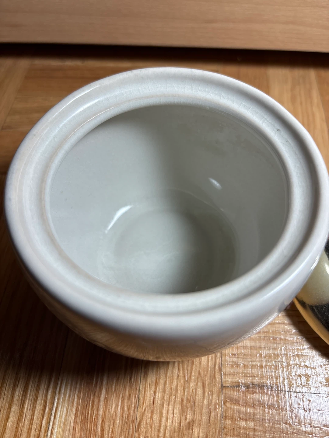 Ceramic Apple Shaped Lidded Dish - photo 3