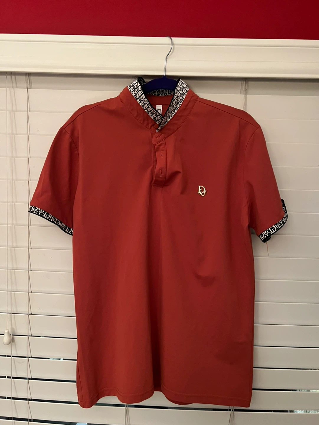 Men's Orange Polo Shirt