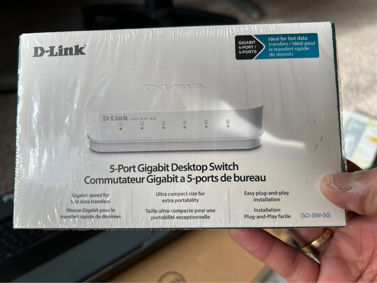 D-Link 5-Port Gigabit Desktop Switch GO-SW-5G
