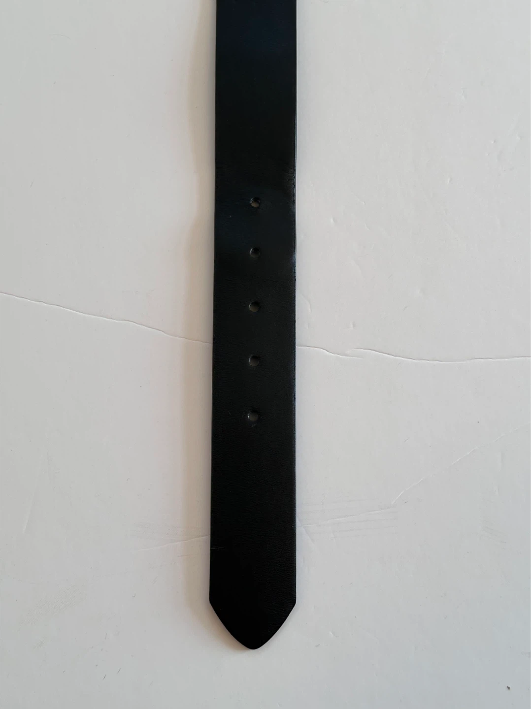 Black Belt with Gold Ring Buckle - photo 3