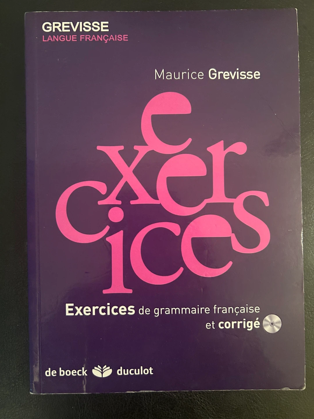 Grevisse Exercices de grammaire française et corrigé Book