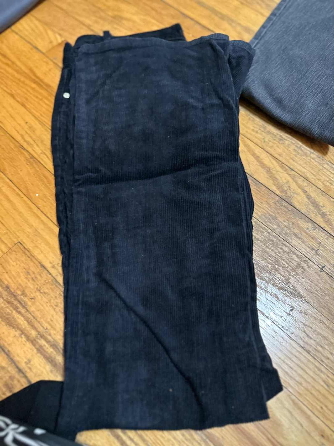 Black Corduroy Pants - photo 2